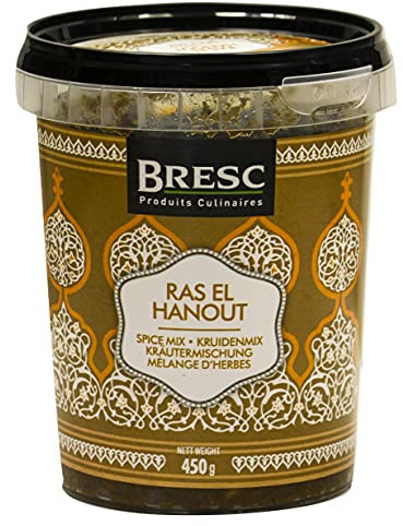 Bresc Ras el Hanout Spice Mix - 3x 450g - vegane nordafrikanische Kräuter-Gewürz-Mischung Marokkanische Paste für Couscous Bulgur Fleischgerichte und Tajine, pikanter kräftiger Geschmack
