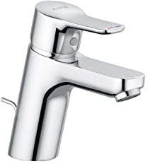 Kludi Easy-372760565 Pure & Easy 372760565 Robinet de lavabo avec Bec Fixe Chromé, Gris