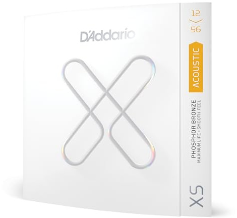 D'Addario XS Corde per Chitarra Acustica, Bronzo Fosforoso, 12-56