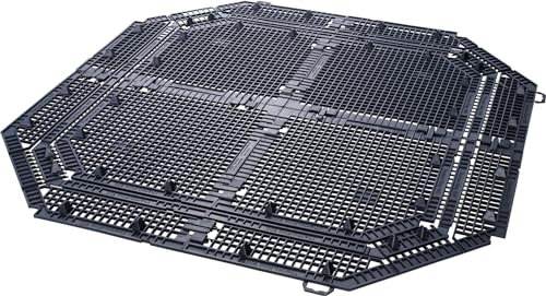 GARANTIA Bodengitter Thermo- / ECO-King 900/600 / 400 Liter schwarz - Bodengitter für Komposter, Garten, Bodengitter, Komposter Garten, Gitter, Kompost, Abfall & Recycling, Wühlmausgitter, Komposter