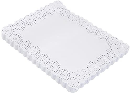 García de Pou 250 - Pizzi rettangolari, 47 g/m2, 27 x 21 cm, colore: Bianco