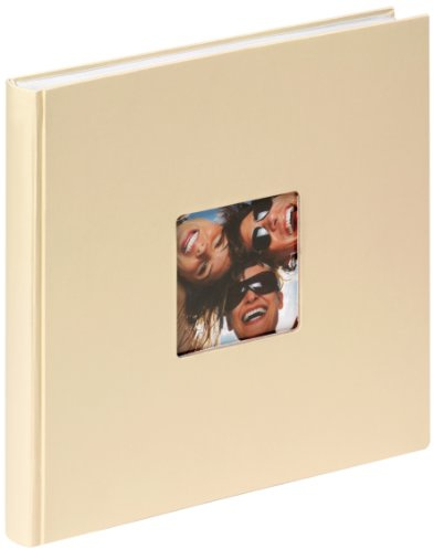 walther design Álbum de fotos crema 26 x 25 cm con recorte de cubierta, Fun FA-205-H