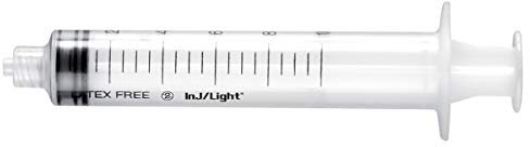 Rays- INJ/LIGHT Seringues hypodermiques sans aiguille, cône Luer Lock, stériles, jetables, sans latex, volume 20 ml, pack de 50 pcs.