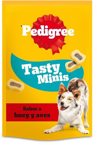 PEDIGREE Tasty Mini Snacks pour Chiens saveur Boeuf et Oiseau (Lot de 6 x 155 g)