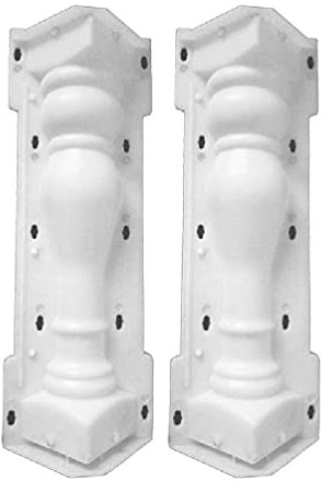 Stampo per colonne romane da giardino, effetto pietra, fai da te, cortile, pavimentazione in plastica, stampo per creatore di cemento per piscina, lungo cortile