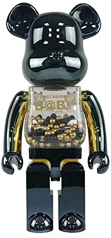 HQDFCNM 1000% Mode Bearbrick 70 cm Ours Violent Maison Sol Debout Figurine décoration vitrine Sculpture Statue