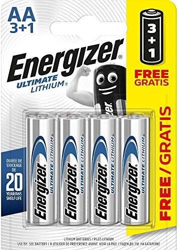 Energizer Ultimate Lithium Lot de 3 Piles AA et 1/4
