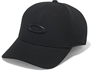Oakley Apparel and accessories Herren Stretch Fit Hats TINCAN CAP, Black/Carbon Fiber, L/XL, 911545-01W