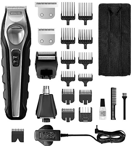 WAHL Men Beard Total Groom 8-in-1 Hair Trimmers for Men, Black