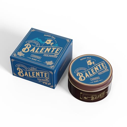 CERA Pomade WAX Lucida Medium Hold Gloss Balente al profumo di Ginepro - per capelli dallo styling perfetto - 100 ml Gel capelli UOMO MADE IN ITAY
