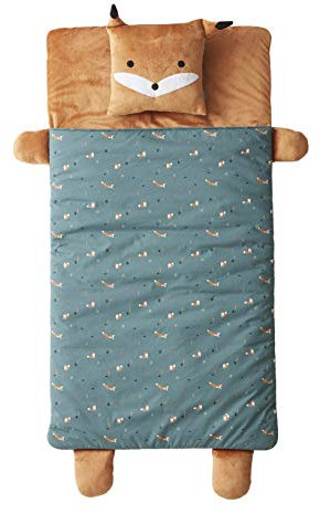 Vertbaudet Kinder-Schlafsack,Fuchs graugrün/braun ONE Size