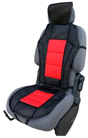 akhan CSC201 - Sitzauflage Sitzpolster Rot, Schwarz