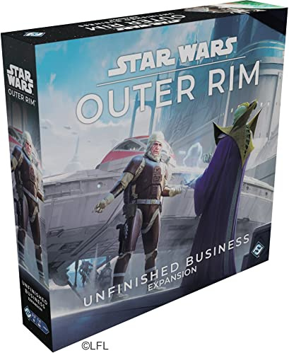 Fantasy Flight Games Star Wars Außenrand: unfertige Geschäftserweiterung | Brettspiel ab 13 Jahren 1-4 Spieler 120-180 Minuten Spieldauer, FFGSW07