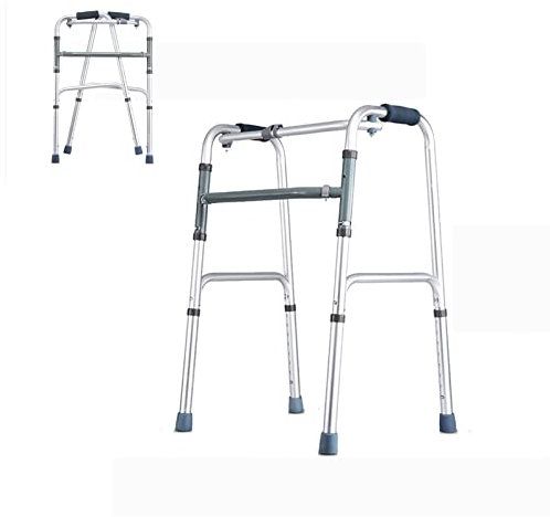 BAZE Deambulatore Senza Ruote, Telai Pieghevoli for Adulti, Deambulatore in Alluminio Leggero Regolabile in Altezza (Size : 50cm)