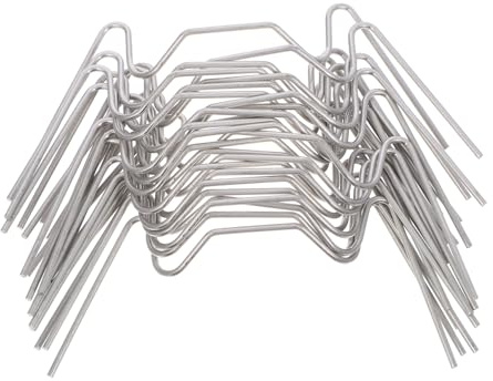 ROMISBABA 25 Piezas Clips Inoxidable W para Invernadero Abrazaderas Resistentes para Fijación de y Paneles Jardín y Accesorios Duraderos y Anticorrosión
