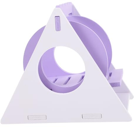Gadpiparty Balançoire pour Hamster et Petits Animaux Jouet d'exercice en Plastique Violet Taille Moyenne Décor Cage Accessoires pour Rongeurs