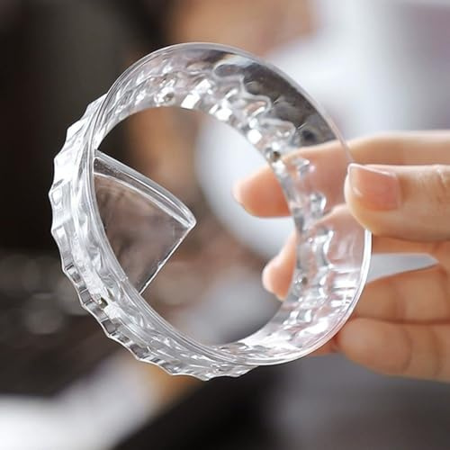 Gettimore Entonnoir doseur magnétique pour machine à expresso, distributeur de marc de café transparent et niveleur, compatible avec porte-filtres de 51 mm et 58 mm