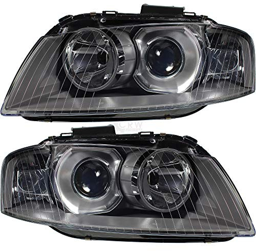 Xenon Scheinwerfersatz Scheinwerfer Satz Hauptscheinwerfer Set links und rechts elektrisch D2S/H7 passend für A3 8P1 8PA