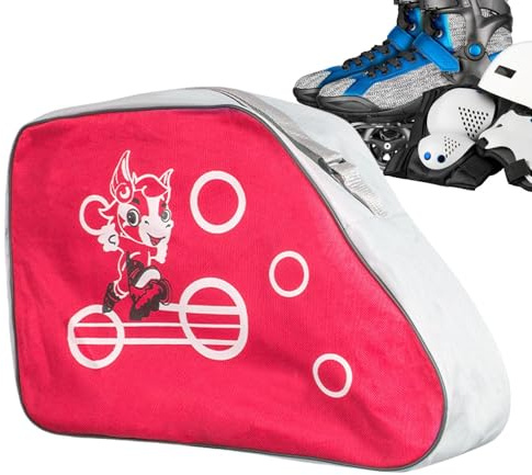 Sac à dos respirant pour patins à roulettes – Sac à dos réglable avec ventilation en maille, grande capacité de rangement | Transport d'équipement de patins à glace pour garçons, filles, adolescents