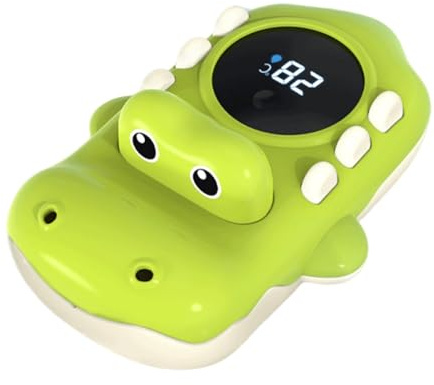 Thermomètre pour bain enfant,Crocodile LED numérique avec fonction d'eau | Indicateur de température flottant pour bébé,Salle de bain, chambre bébé, piscine, spa, hôtel