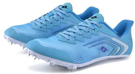 Générique Chaussures D'athlétisme pour Enfants Chaussures De Course À Pointes with Crampons pour Saut en Hauteur Sprint De Saut en Longueur