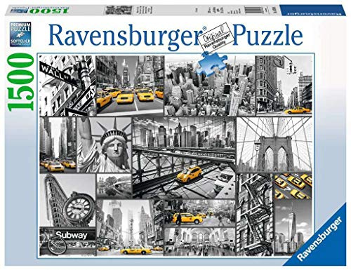 Ravensburger Puzzle 16354 - Farbtupfer in New York - 1500 Teile, White