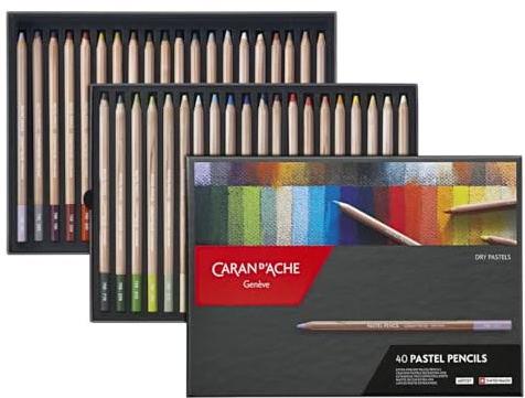 Caran D'ache Set of 40 Pastel Pencils (788.340)