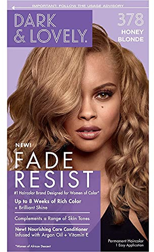 Dark and Lovely Fade Resistant Rich Conditioning Color Haarfarbe/Hair Color Honey Blonde 378