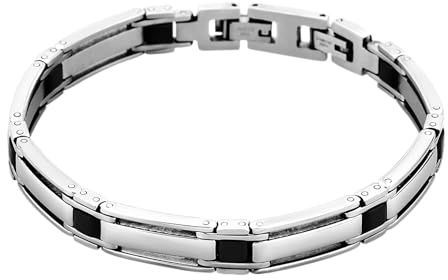 LOTUS STYLE Bracelet Homme Acier Inoxydable 316L Bracelet de Design