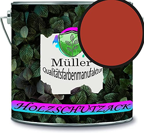 Peinture de protection pour bois - Résistant aux intempéries - Protection longue durée contre les intempéries - Couleur de protection du bois RAL 3016 - Rouge corail