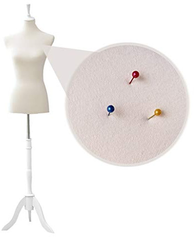 Loywe Schneiderpuppe Schaum Weiblich Damenbüste Schneiderbüste kleiderpuppe Nähen Gr.36/38 | 1018 (Beige)