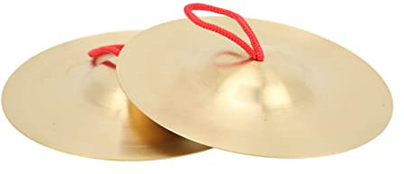 Platillo Crash de 15 Cm con Sonido Brillante, Instrumento de Percusión de Latón con Reproducción Libre para la Enseñanza de Música