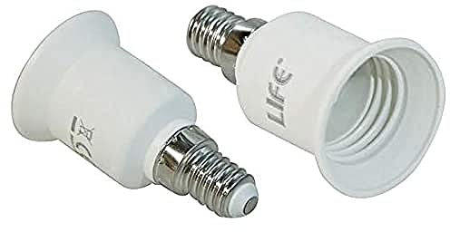 ADATTATORE PER LAMPADA E27 SU PORTALAMPADA E14