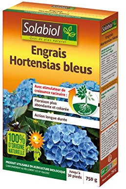 SOLABIOL SOHBY750 Engrais Hortensias Floraison0.750, Bleu, 16 x 5 x 23 cm