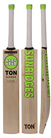 SS Unisex-Adult Retro Supreme Kricket Schläger, Beige, Größe 5