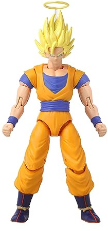 Bandai Dragon Stars Super Saiyan 2 Goku Actionfigur | 17 cm bewegliche Figur | Dragon Stars Anime Figuren Spielzeug
