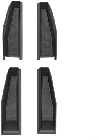 4 st förvaringslådor för Tesla Cybertruck 2024 dörrhandtag, perfekt passform för fram- och bakdörrar, tillverkad med resistent ABS PVC, hjälper till att organisera små föremål i fordonet