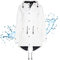 BMS Regenmantel 100% wasserdicht - weiss - 34