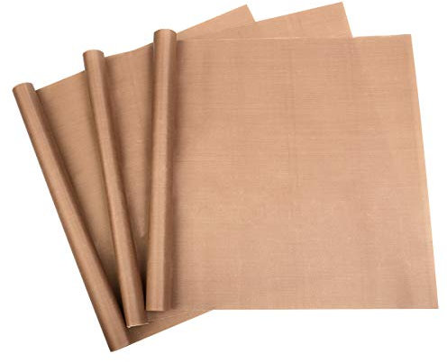 3 PCS Reusable Non Stick Oven Liner, 40 x 30 CM BBQ Grill Mat, Baking & Cooking Sheets Washable, Dishwasher Friendly