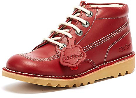 Kickers Unisex Kids Kick Hi Classic Ankle Boots with Zip | Extra Comfortable | Added Durability | Premium Quality, Blue, 2.5 UK Child