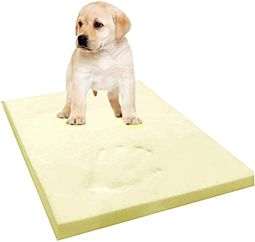 100% Visco Elastic Cool Gel Memory Foam Off-Cut for Dog Beds and Cushions Certified Foam Supportive, Pressure Relief Temperature Sensitive & Pain Relief (36x24x2 Inches (90x60x5cm))