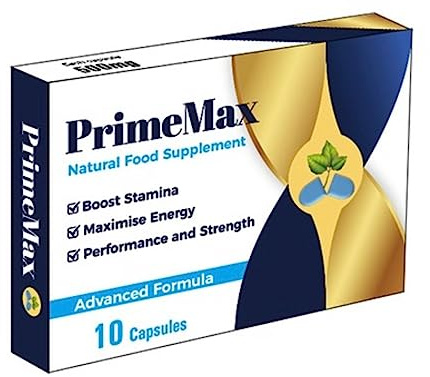 PrimeMax - New Stronger Formula for Men - Ultra Strong Performance Enhancing Pills, Stamina Endurance Booster Blue Supplement Pills for Men - 10 Ginseng Capsules 500MG