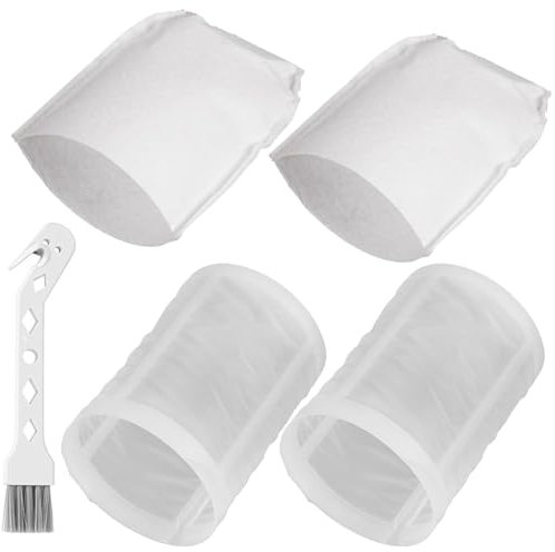 2 x Vorfilter + 2 x Filter für Makita Staubsauger Zubehör, Vorfilter Set für CL100/106/180/DCL180 Staubsaugerfilter, Vorfilter Teil 451208-3, Filter Teil 443060-3