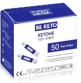 GluKeto Meter - Tests Stripe Cétones 50pcs.