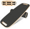 Balancierbretter aus Holz - Schrägbrett, Wadendehner für das Gleichgewicht, Schrägbrett zum Dehnen der Beinmuskeln (Schwarz, Original Holz, Surfing Balance Board,74 * 29cm)