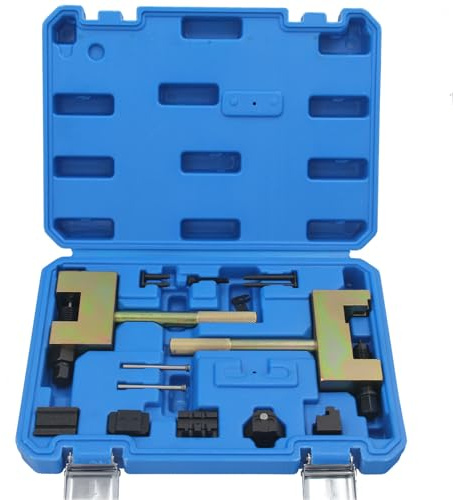 GEPCO - Remachadora de cadena de distribución profesional para Mercedes-Benz M271 M272 M273 M642 M651 CDI – Juego de herramientas de separación y montaje para remachar – Compatible con Chrysler y Jeep