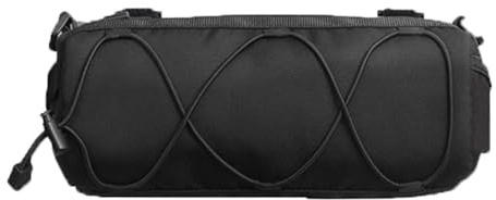 Homeponnew Road for Bike Tube Bag - Bolsa de manillar para bicicleta de montaña para almacenamiento frontal con correa para el hombro, 23,5 x 11 cm, diseño impermeable de nailon, compatible con