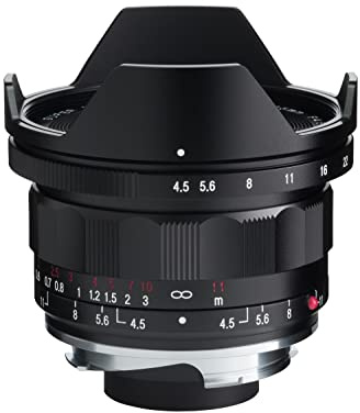Voigtländer VM 15 mm/F 4.5 - Obiettivo super ampio, 11/9, baionetta, colore: nero