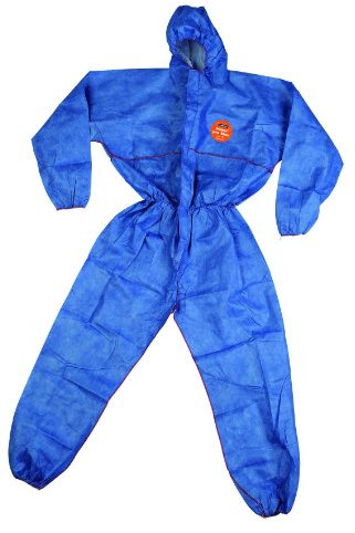 Einweg Schutzanzug Tritex pro blau Kat. 3 / Typ 5+6 Größe XL