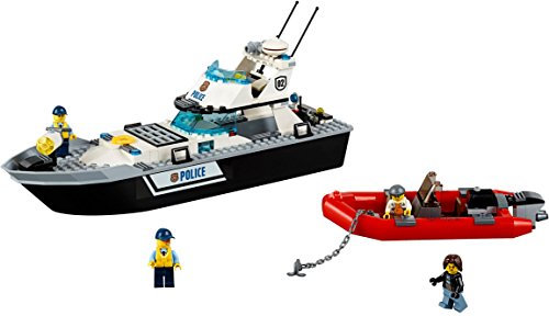 LEGO - 60129 - Le Bateau de Patrouille de La Police